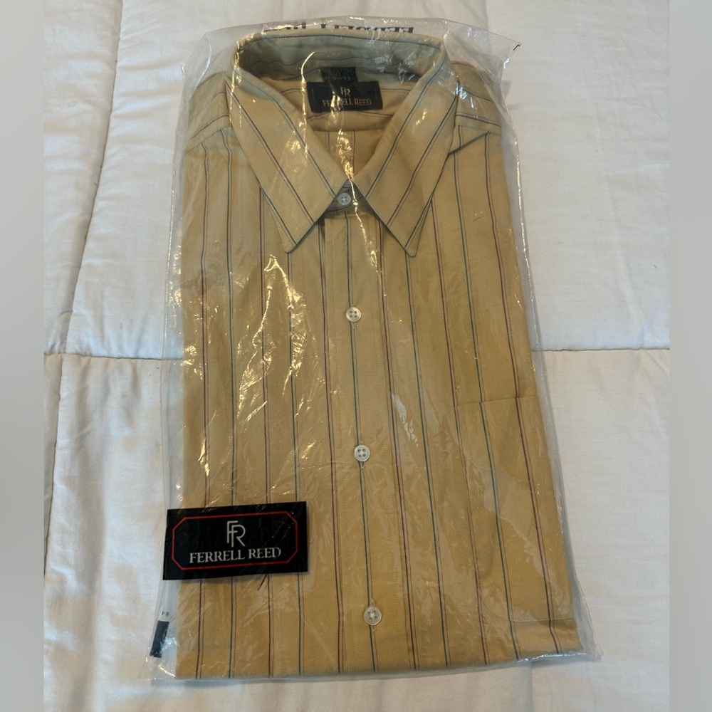 Ferrell Reed Men’s Long Sleeve Dress Cotton Shirt